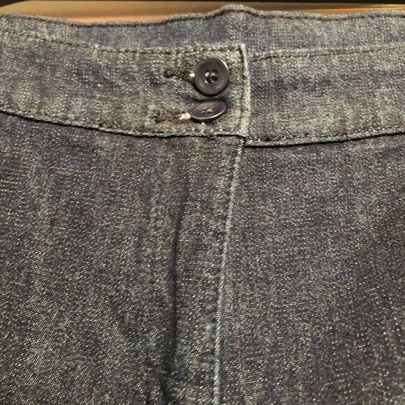 KAREN SCOTT - NWT - L Sz 16 Petite Comfort Waist Capri Jeans in Dark Wash - Picture 6 of 16